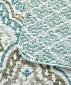 BNF Home Tivoli Ikat Quilted 5 Piece Bed Spread Set, Teal Aqua, Floor Touching King 16 BNF Home Tivoli Ikat Quilted 5 Piece Bed Spread Set, Teal Aqua, Floor Touching King -Bare Sales Store ea6139a30216e57f 6600 w800 h800 b0 p0