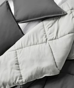 Bare Home Reversible Down Alternative Comforter, Gray / Light Gray, Twin/Twin Xl -Bare Sales Store eac1948702743e9a 5934 w800 h800 b0 p0