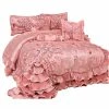 Tache Home Fashion 6-Piece Faux Satin-Piecenk Royal Dreams Comforter Set, King