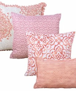 BNF Home Coral Chevron 9-Piece Bed Spread Set, Coral, King, 122"x106" -Bare Sales Store ecd169d90307171e 1144 w800 h800 b1 p0