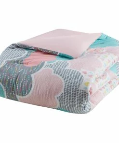Olliix Kids Cotton Comforter/Duvet Cover/Coverlet Set, Pink, Twin, Comforter -Bare Sales Store ed7107c00368a612 3106 w800 h800 b1 p0