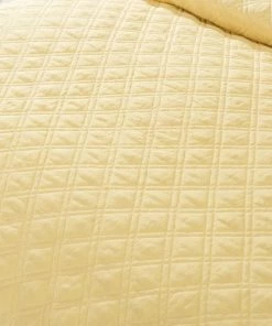 Tache Home Fashion 3-Piece Quilted Yellow Buttercup Puffs Bedspread Set, California King -Bare Sales Store ee1185680b16fe4c 7147 w800 h800 b0 p0