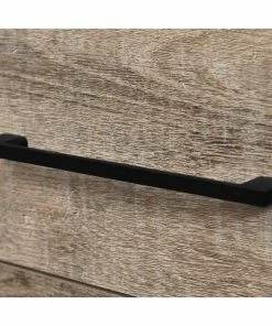 South Shore Furniture South Shore Munich 2-Drawer Nightstand, Weathered Oak And Matte Black -Bare Sales Store ee31a8cb083f2658 1869 w800 h800 b0 p0