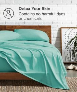 Bare Home Full XL 1800 Microfiber Sheet Set, Turquoise 11 Bare Home Full XL 1800 Microfiber Sheet Set, Turquoise -Bare Sales Store ef210cac024db27e 9486 w800 h800 b0 p0