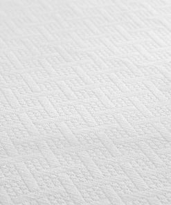 Blue Nile Mills Jacquard Matelassé Cotton Basketweave 3-Piece Bedspread Set, White, King -Bare Sales Store f1b1e2090ab906f3 0377 w800 h800 b0 p0