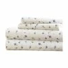 Ienjoy Home Becky Cameron Floral Pattern 4 Piece Bed Sheet Set, Light Blue, Queen