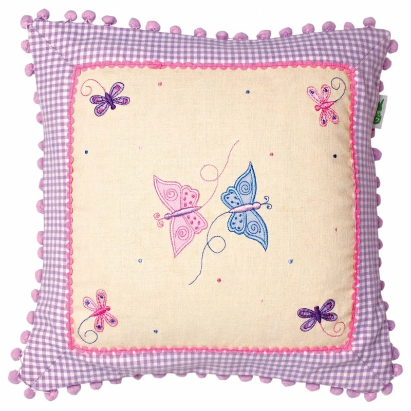 Wingreen Appliqued Cushion Cover - Butterfly 1 Wingreen Appliqued Cushion Cover - Butterfly