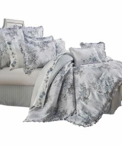 Royal Court Estelle Farmhouse Floral 4 Piece King Comforter Set
