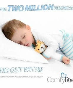 ComfyDown 800 Fill Power Super Soft European Goose Down Toddler Pillow, 13x18" -Bare Sales Store f5516dcc0311f31b 2702 w800 h800 b1 p0