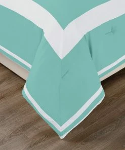 Blue Nile Mills Grammercy Down Alternative Block Full/Queen Comforter Set, Teal -Bare Sales Store f641de820ab900ca 0685 w800 h800 b0 p0