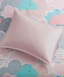 Olliix Kids Cotton Comforter/Duvet Cover/Coverlet Set, Pink, Twin, Comforter -Bare Sales Store f7f1a7b40368a616 3106 w800 h800 b0 p0