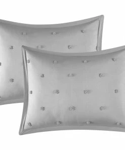 Nanshing America Daphne 6-Piece Comforter Set, Dot, Gray, King -Bare Sales Store f921762403bdf910 1570 w800 h800 b1 p0