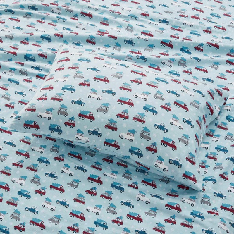 True North By Sleep Philosophy 100% Cotton Printed Sheet Set, Tn20-0466 5 True North By Sleep Philosophy 100% Cotton Printed Sheet Set, Tn20-0466 - Image 5
