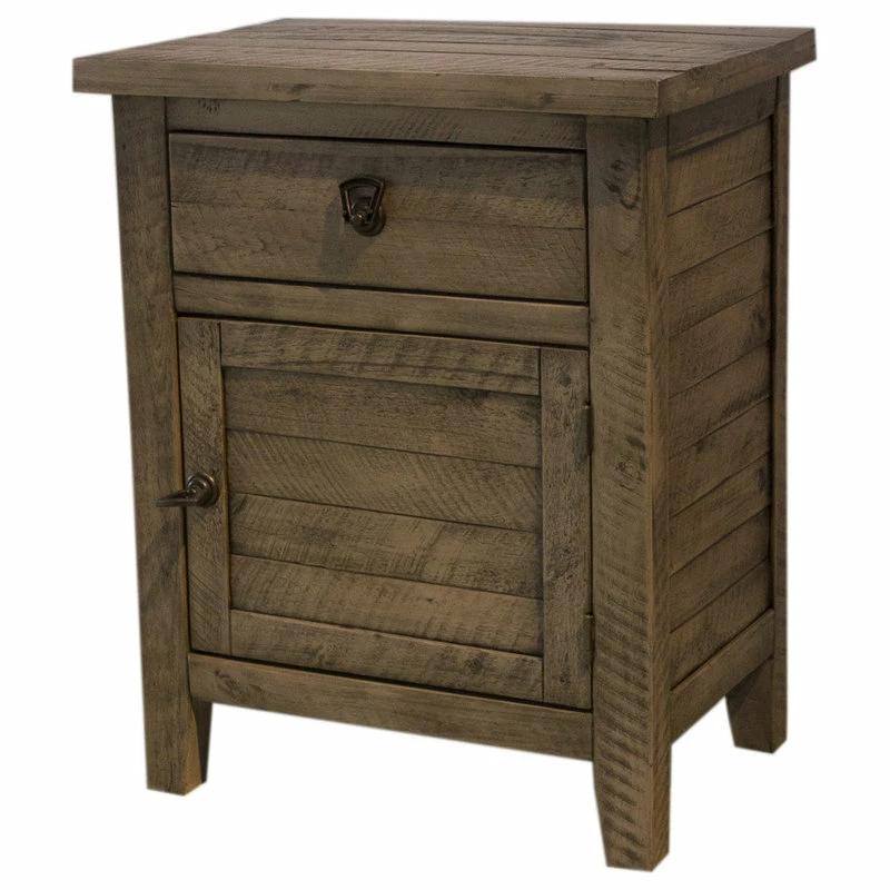 MADE4HOME Montana Cabinet 1 Door 1 Drawer, Grey 6 MADE4HOME Montana Cabinet 1 Door 1 Drawer, Grey - Image 6