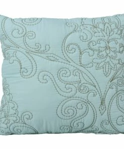 BNF Home Damask Embroidered Quilted 4 Piece Bed Spread Sets, Light Blue, Queen -Bare Sales Store fc01b23d02197905 7434 w800 h800 b1 p0
