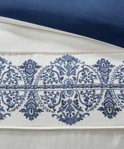 Olliix Madison Park Indigo Sky Faux Linen Oversized Comforter Set, King/Cal King -Bare Sales Store fc813a160c76dc8f 4887 w800 h800 b0 p0