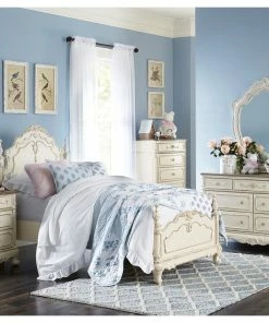 Lexicon Home Averny Nighstand, 2-Tone Finish, Antique White, Gray -Bare Sales Store fc8176690d4ceed8 4962 w800 h800 b0 p0