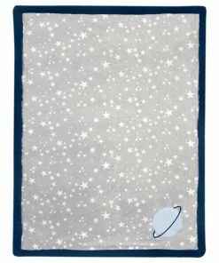 Lambs & Ivy Milky Way Gray/Blue Stars And Planet Minky/Sherpa Soft Baby Blanket -Bare Sales Store ff11ac040baa6b74 2801 w800 h800 b1 p0