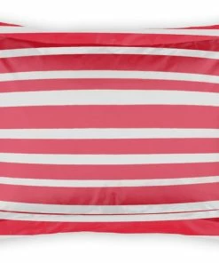 DDCG Pink Stripes Standard Brushed Poly Sham