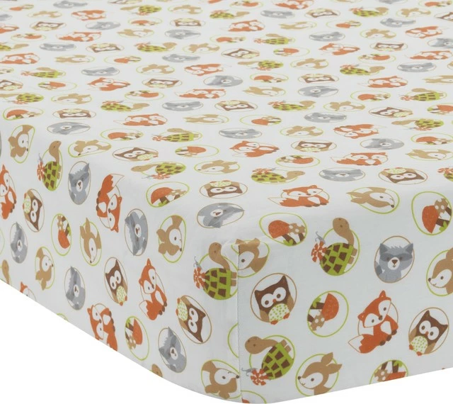 Lambs & Ivy Bedtime Originals Friendly Forest Woodland Animals Baby Fitted Crib Sheet 1 Lambs & Ivy Bedtime Originals Friendly Forest Woodland Animals Baby Fitted Crib Sheet