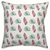 DDCG Green And Pink Shells 16x16 Spun Poly Pillow