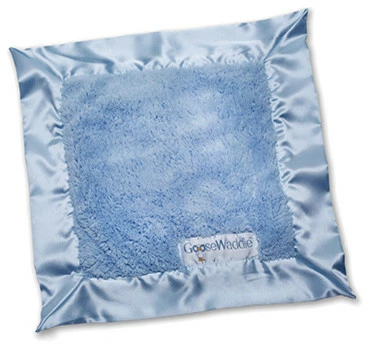 GooseWaddle Luxury Baby Blankie, Blue 1 GooseWaddle Luxury Baby Blankie, Blue