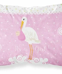 The-store It's A Baby Girl Fabric Standard Pillowcase
