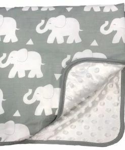Pam Grace Creations Elephant Baby Blanket