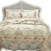Cozy Line Home Fashions Prairie Bloom Reversible 100%Cotton Quilt Set, Twin Set