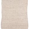 Darzzi Motley Moss Throw, Stone And Natural