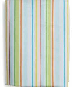 The Little Acorn Funny Friends Stripe Fit Sheet