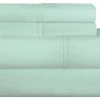 Pointehaven 175 GSM Cotton Flannel Sheet Set, Aqua, Twin