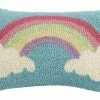 Peking Handicraft, Inc. Rainbow Hook Pillow