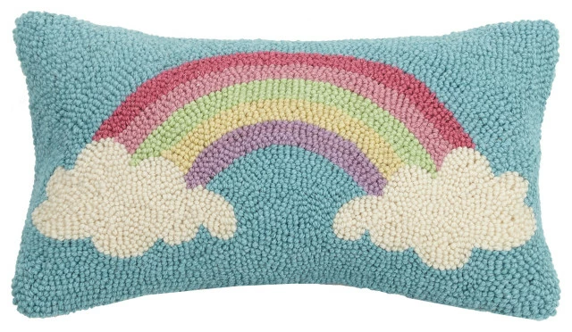 Peking Handicraft, Inc. Rainbow Hook Pillow 1 Peking Handicraft, Inc. Rainbow Hook Pillow