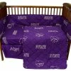 COLLEGE COVERS Kansas State Wildcats Baby Crib Fitted Sheet Pair, Solid, 2 Fitted Sheets