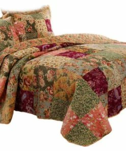 Greenland Home Fashions Greenland Antique Chic Collection Quilt Set, King