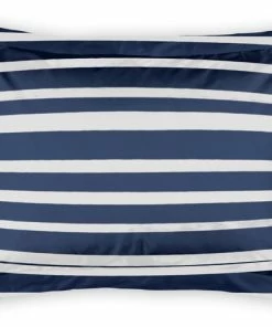 DDCG Blue Stripes Standard Brushed Poly Sham