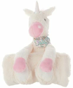 Nourison Mina Victory N1424 Plush Animal, Ivory, 7" X 17"