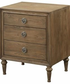 Acme Furniture Inverness Nightstand, Reclaimed Oak