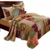 Greenland Home Fashions Greenland Antique Chic Collection Quilt Set, King