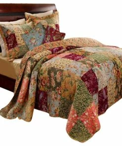Greenland Home Fashions Greenland Antique Chic Collection Quilt Set, King
