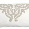 Kent 100% Cotton Embroidered King Sham By Kosas Home, Ivory
