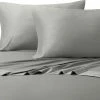 Royal Tradition Hybrid Bamboo Cotton 2PC Pillowcases Set, Gray, Standard