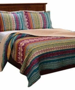 Greenland Home Fashions Greenland Southwest Twin Quilt Set, 2-Piece, Full/Queen