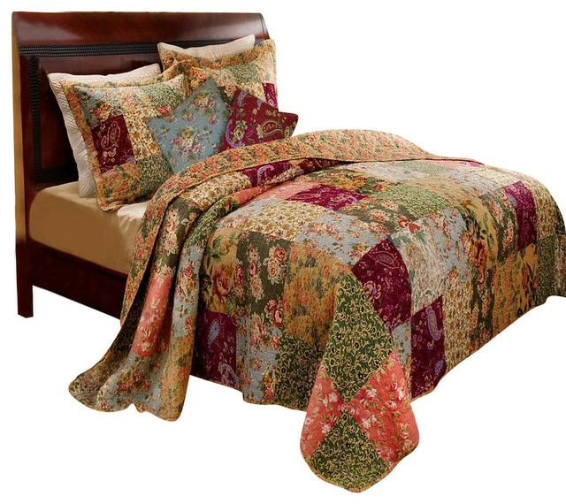 Greenland Home Fashions Greenland Antique Chic Collection Quilt Set, Full/Queen 1 Greenland Home Fashions Greenland Antique Chic Collection Quilt Set, Full/Queen