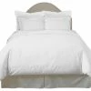 Pointehaven 620TC Long Staple Cotton Duvet Set, White, Full/Queen