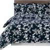 Royal Tradition Lucy Printed 100% Cotton Duvet Cover Set, King/Cal King