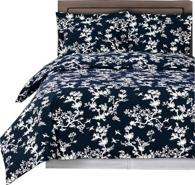 Royal Tradition Lucy Printed 100% Cotton Duvet Cover Set, King/Cal King 1 Royal Tradition Lucy Printed 100% Cotton Duvet Cover Set, King/Cal King